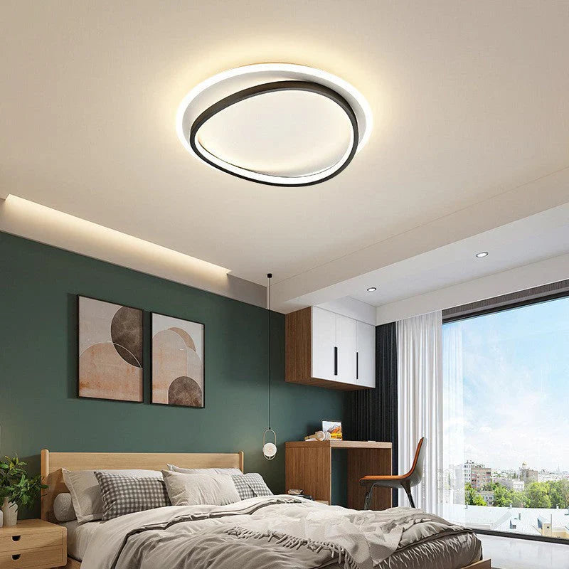 Moderne LED-loftlampe i futuristisk design