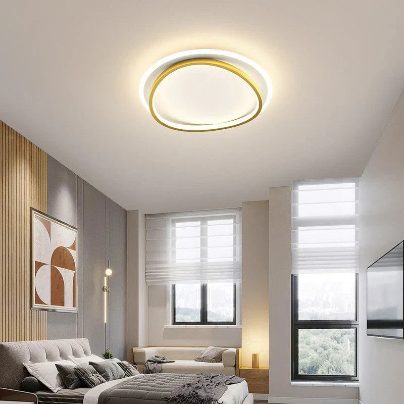 Moderne LED-loftlampe i futuristisk design