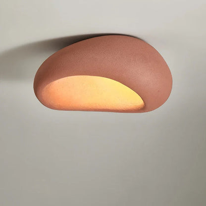 Wabi-sabi LED loftlampe med organisk form