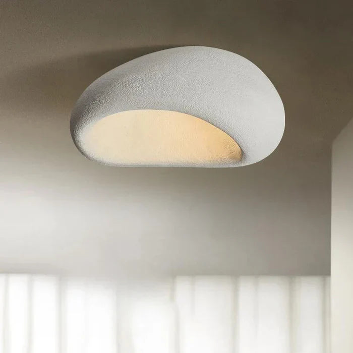 Wabi-sabi LED loftlampe med organisk form