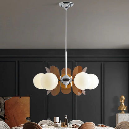 Pendellampe med Kugleformede Skærme i Retro Bauhaus-stil