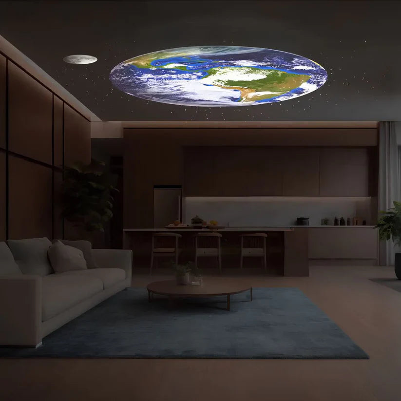 Stjernoprojektor med 13 projektioner – planetarium til hjemmet